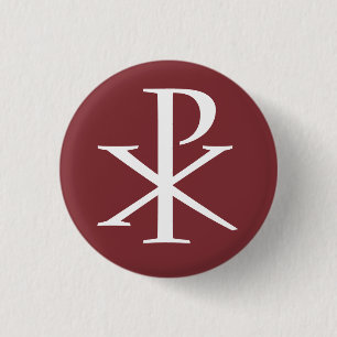 Chirho-Knopf Button