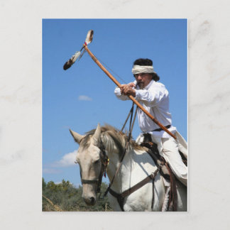 Chiricahua Apache Brave Postkarte