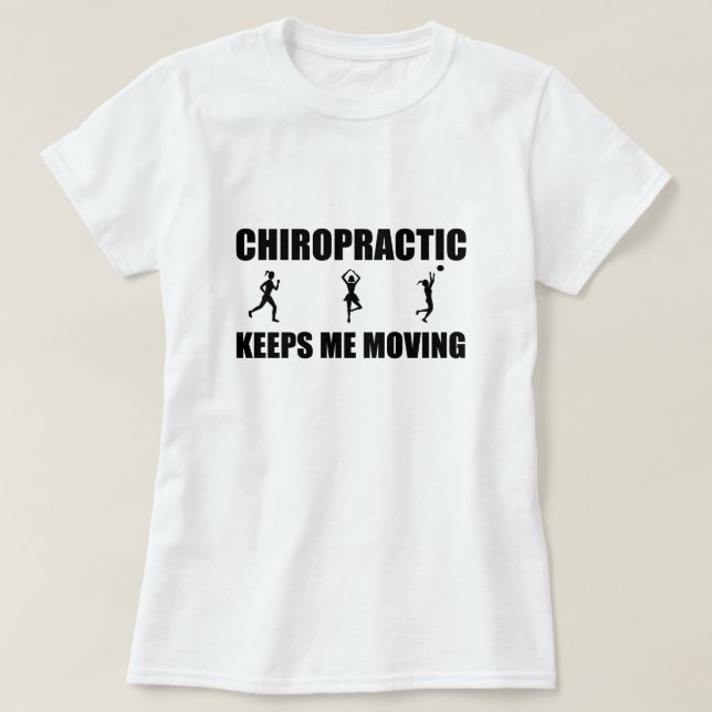 Chiro Behalte mich bewegen (W) T - Shirt (Design vorne)