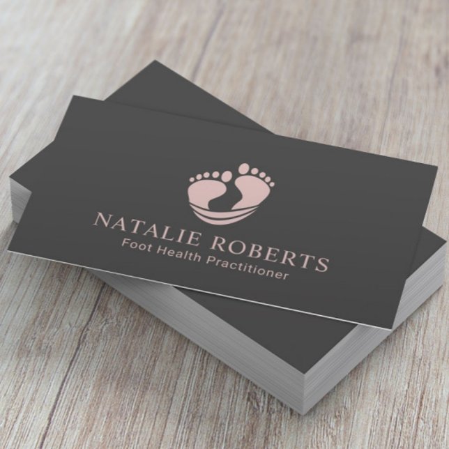 Chiropodist Foot Massage Practitioner Visitenkarte (Von Creator hochgeladen)