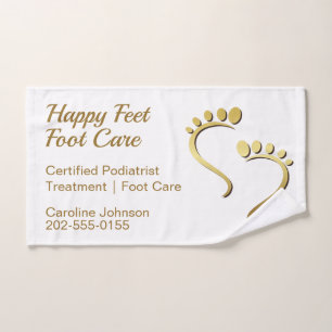 Chiropodist Podiatrist Fußpflege Handtuch