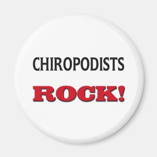 Chiropodists Rock Magnet (Vorne)