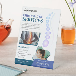 Chiropracteur Services Panneau Pedestal Personnali