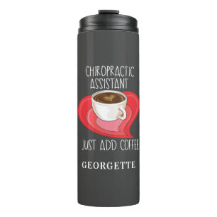 Chiropractic Assistentin einfach Kaffee personalis Thermosbecher