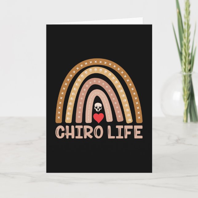Chiropractic Chiro Life Spine Chiropractor Karte (Vorderseite)