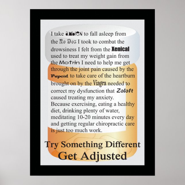 Chiropractic Essayer Quelque Chose D'Autre Poster (Devant)