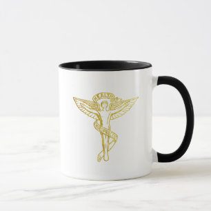 Chiropractic Medical Symbol Gold Kontur Tasse
