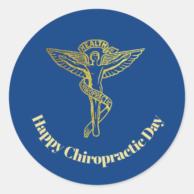 Chiropractic Medical Symbol Stickers (Vorderseite)