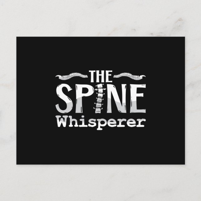 Chiropractic The Spine Whisperer Chiropractor Postkarte (Vorderseite)