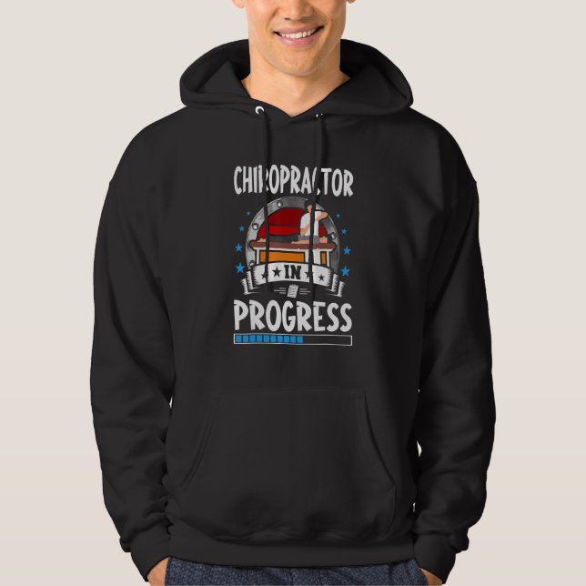 Chiropractor In Progress Trainee Student Hoodie (Vorderseite)