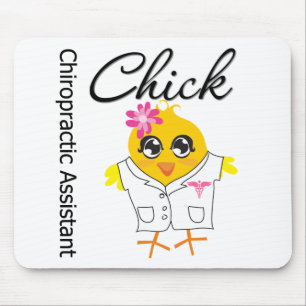 Chiropraktik-Assistenten-Küken Mousepad