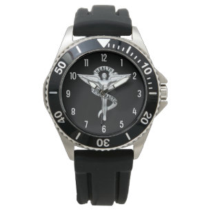 Chiropraktik-Emblem-Uhr Armbanduhr