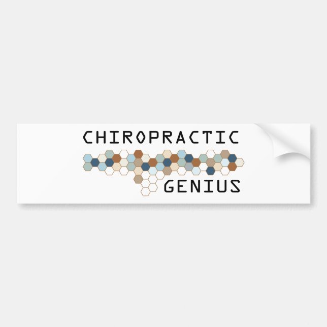 Chiropraktik-Genie Autoaufkleber (Vorne)