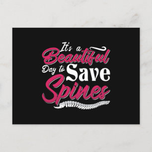 Chiropraktik ist ein wunderschöner Chiropraktor am Postkarte