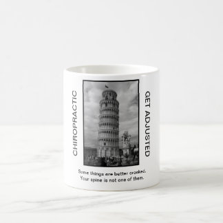 Chiropraktik-Kaffee-Tasse - lehnender Turm von Kaffeetasse