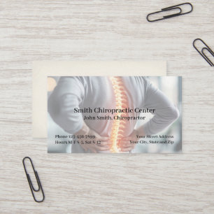 Chiropraktik-Schmerzmanagement-Klinik Visitenkarte