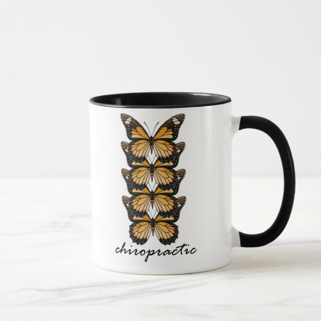 Chiropraktik-Schmetterlings-Tasse Tasse (Rechts)