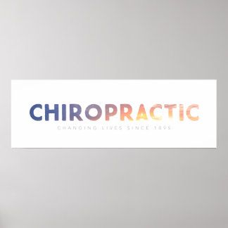 Chiropraktik - Veränderung des Lebens seit 1895 Poster