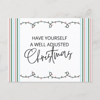 Chiropraktik-Weihnachtskarte, Chiropraktik, Chiro Postkarte
