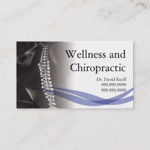 Chiropraktiker Chiropraktik Gesundheits Wellness K Visitenkarte