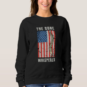 Chiropraktiker der Knochentaucher-Wirbelsäule Sweatshirt