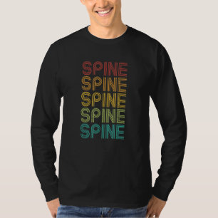 Chiropraktiker der Vintagen Wirbelsäule T-Shirt