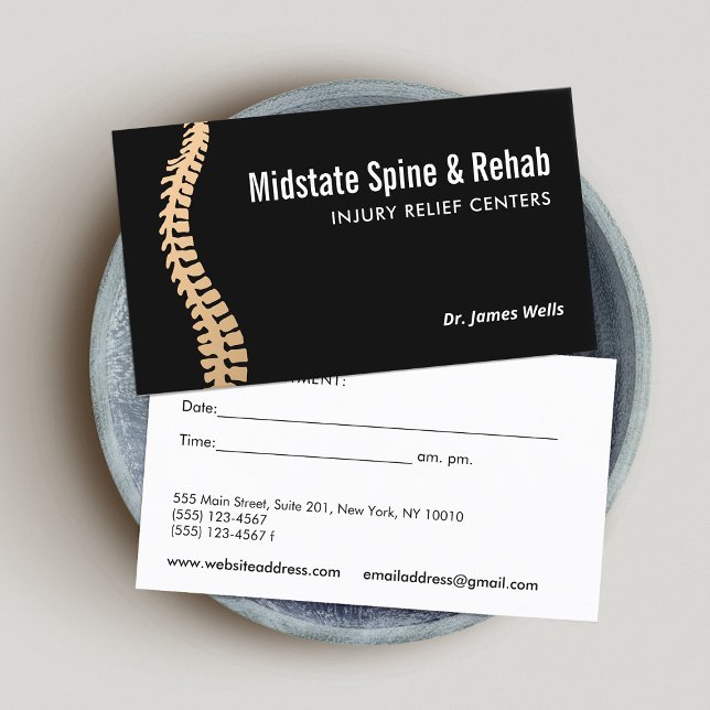 Chiropraktiker Erinnerung Visitenkarte (Von Creator hochgeladen)