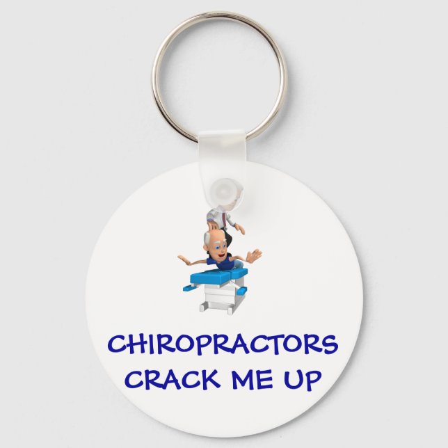 Chiropraktiker heben mich auf schlüsselanhänger (Vorderseite)