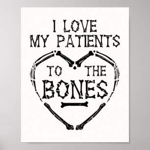 Chiropraktiker Ich Liebe Meine Patienten Bis Auf D Poster