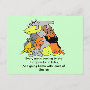 Chiropraktiker Purfect Erinnerung CARD Postkarte