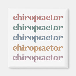Chiropraktiker Retro Chiropractic Chiro Squad Gesc Magnet