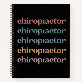 Chiropraktiker Retro Chiropractic Chiro Squad Gesc Notizbuch
