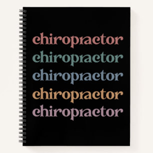 Chiropraktiker Retro Chiropractic Chiro Squad Gesc Notizbuch