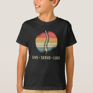 Chiropraktiker Servieren Liebe Chiro Chiropractic T-Shirt