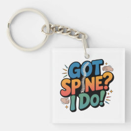 Chiropraktiker Spaß Spine Health Zitat Schlüsselanhänger