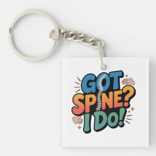 Chiropraktiker Spaß Spine Health Zitat Schlüsselanhänger