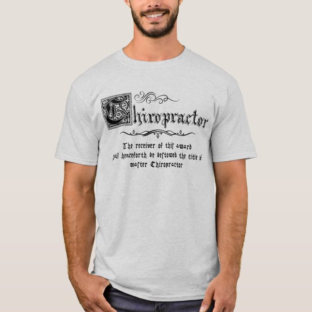 Chiropraktiker T-Shirt (Vorderseite)