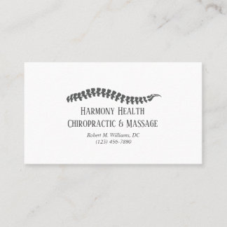 Chiropraktiker Visitenkarte