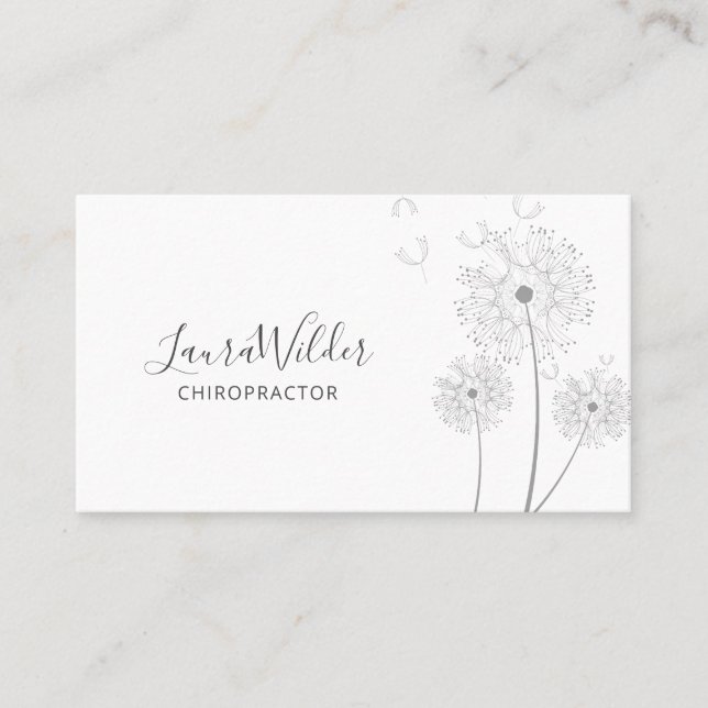 Chiropraktiker Visitenkarte (Vorderseite)