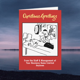 Chiropraktiker Weihnachtskarte Feiertagskarte