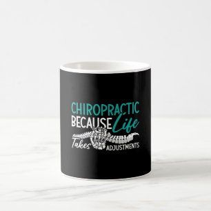Chiropraktiker, weil Lebensspine Geschenk Kaffeetasse