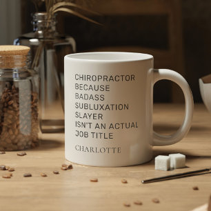Chiropraktiker Weil Subluxation Schlächter Geburts Jumbo-Tasse