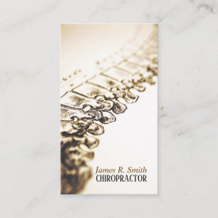 Chiropraktikum, Chiropraktor, Gesundheitsklinik Visitenkarte