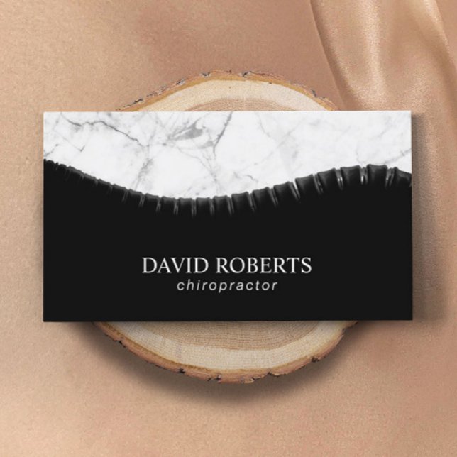 Chiropraktikum Spine & Marmorschlamm Chiro Visitenkarte (Von Creator hochgeladen)