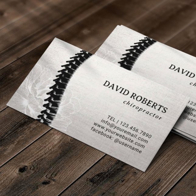 Chiropraktische Akupunktur Spinne Blumenernennung Terminkarte (Von Creator hochgeladen)