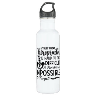 Chiropraktische Chiro Spine Edelstahlflasche