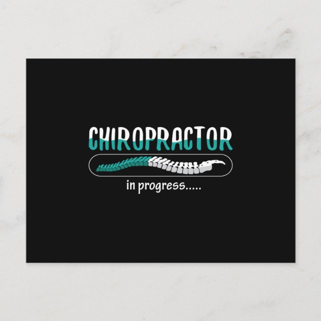 Chiropraktische Chiropraktikerin im Gange Chiro Sp Postkarte (Vorderseite)