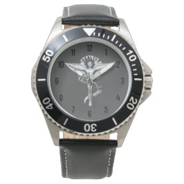 Chiropraktische Emblem beobachten Armbanduhr