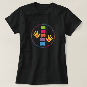 Chiropraktische Hände und Wirbelsäule T - Shirt