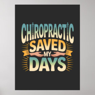 Chiropraktische Heilung und Rückenschmerz-Linderun Poster